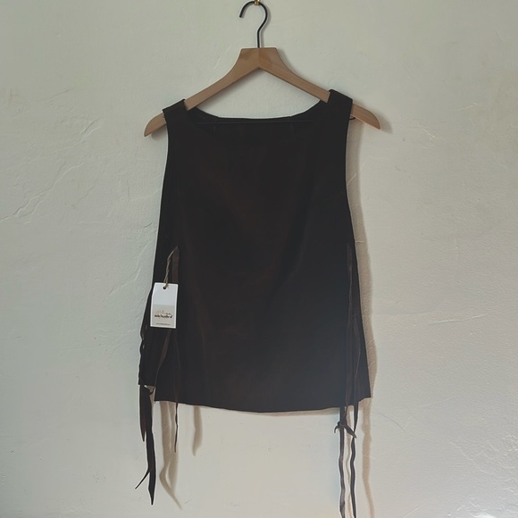 Brown Suede women’s tunic - Picture 1 of 3